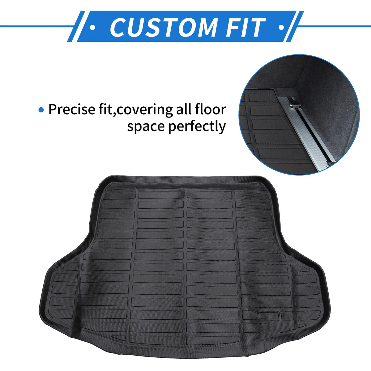 Rear Trunk Mat for Nissan Sentra (2020-2024) TPE Cargo Liner Upgrade