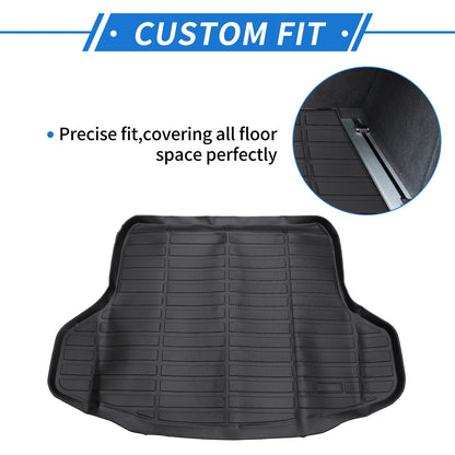 Rear Trunk Mat for Nissan Sentra (2020-2024) TPE Cargo Liner Upgrade