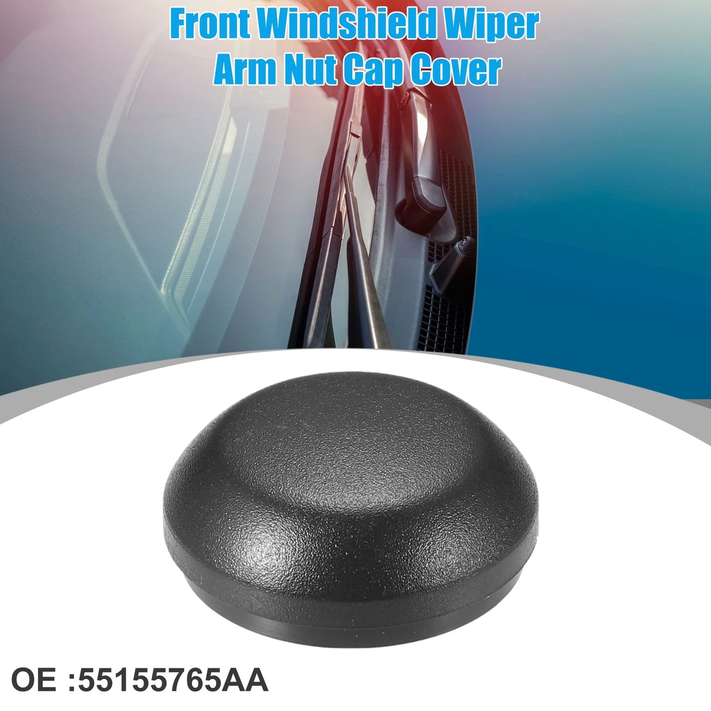 Windshield Wiper Arm Nut Cover Cap for Jeep Compass (2017-2022)
