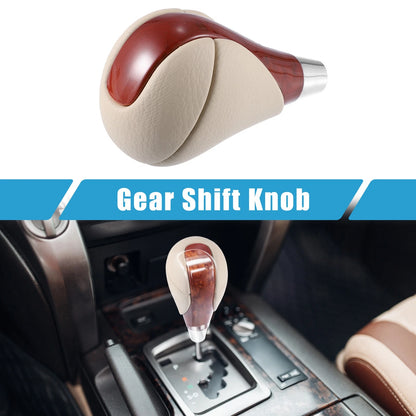 Gear Shift Knob Brown Beige for Lexus