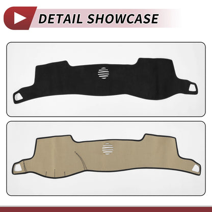 Dashboard Cover Mat for Toyota Crown 18 Series 2004-2008 Protector Pad Black