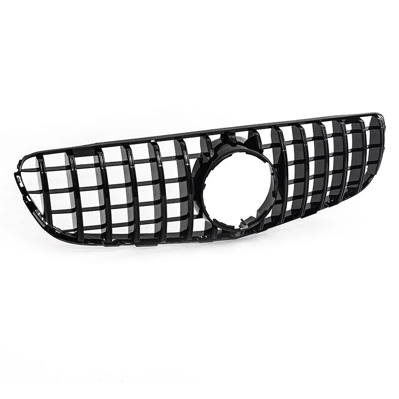 GT Front Grille Black for Mercedes Benz GLC X253 GLC300 GLC350 (2015-2019)