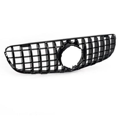 GT Front Grille Black for Mercedes Benz GLC X253 GLC300 GLC350 (2015-2019)