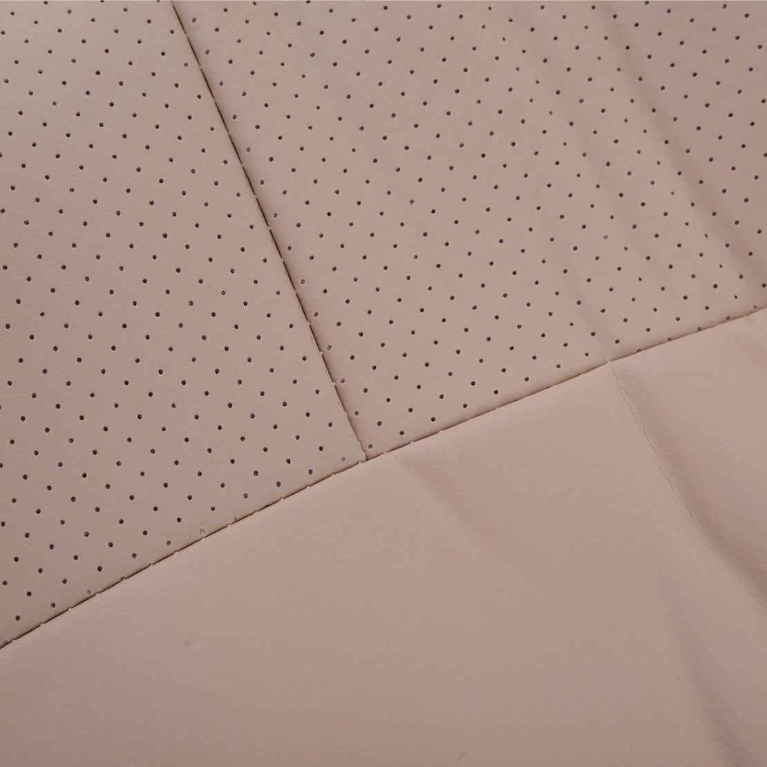 Beige Driver Seat Button Cover Cushion Protector for Universal Cars
