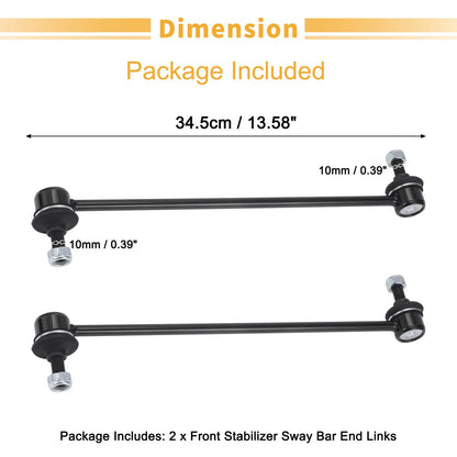 2 x Front Sway Bar Links Stabilizer Kit for Ford Focus (2012-2018)