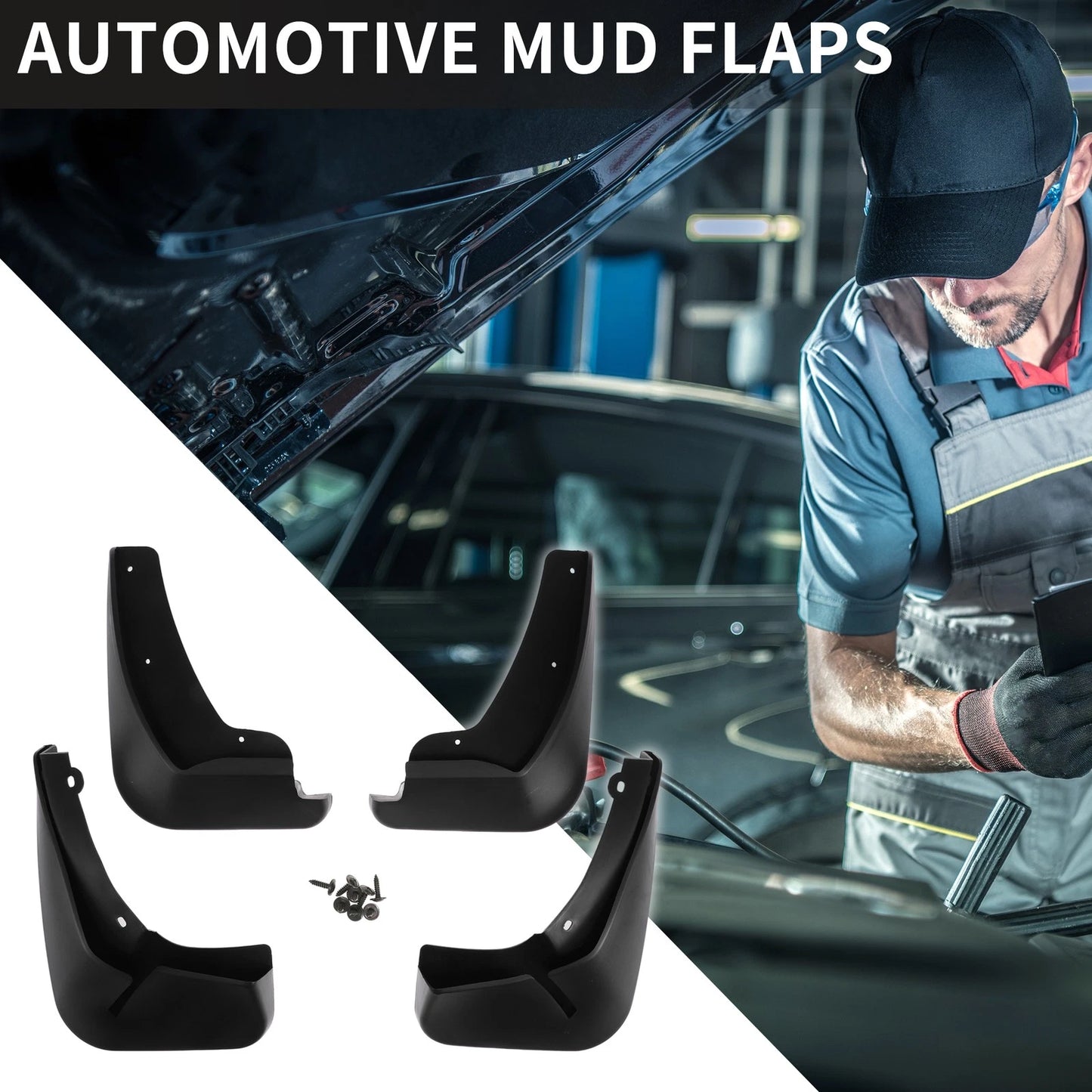 Mud Flap Splash Guards for Ford Fiesta ST-Line (2021-2023)