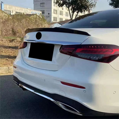 Glossy Black Rear Spoiler for Mercedes Benz E-Class Sedan 2020-2023