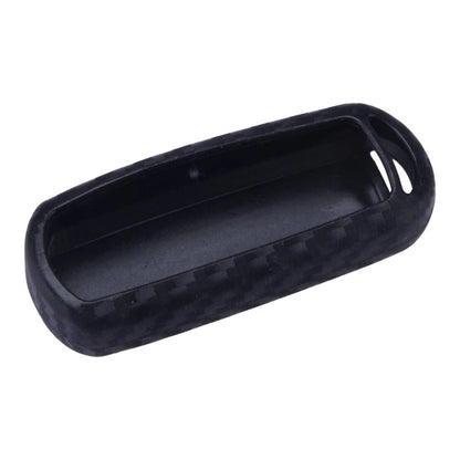 Carbon Fiber Silicone Key Fob Case Cover for Toyota Yaris (2012-2020)