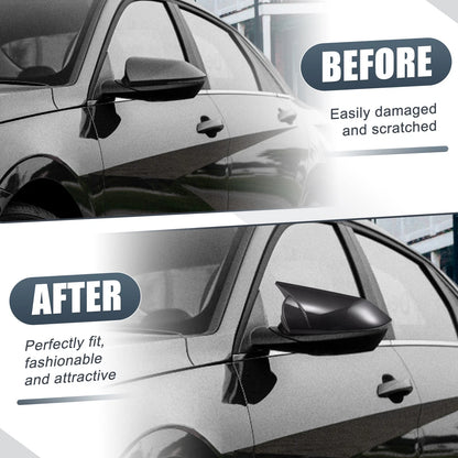 Rearview Mirror Cover Overlay Carbon Fiber for Hyundai Elantra (2017-2023)