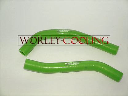 Aluminum Radiator & Green Silicone Hose for Yamaha YZ85 (2002-2015)