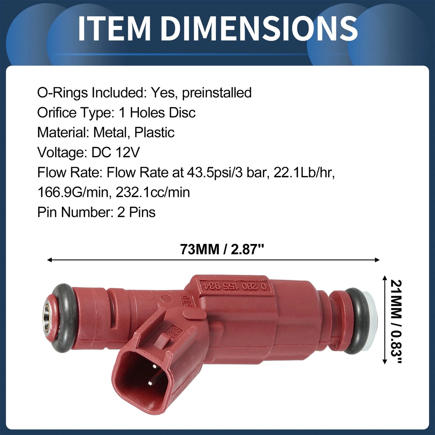 8 x Fuel Injector for Dodge Ram 2500 (2001-2002) 5.9L