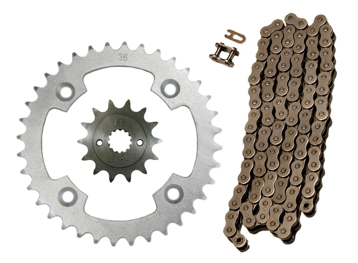 Drive Chain / 520x96 / 14/36 Sprockets for Suzuki LT-R450 Quadracer (2006–2009)