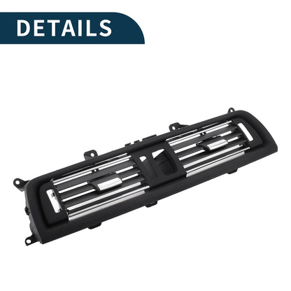 A/C Outlet Dash for BMW 550i 2010-2015 Black Silver Tone