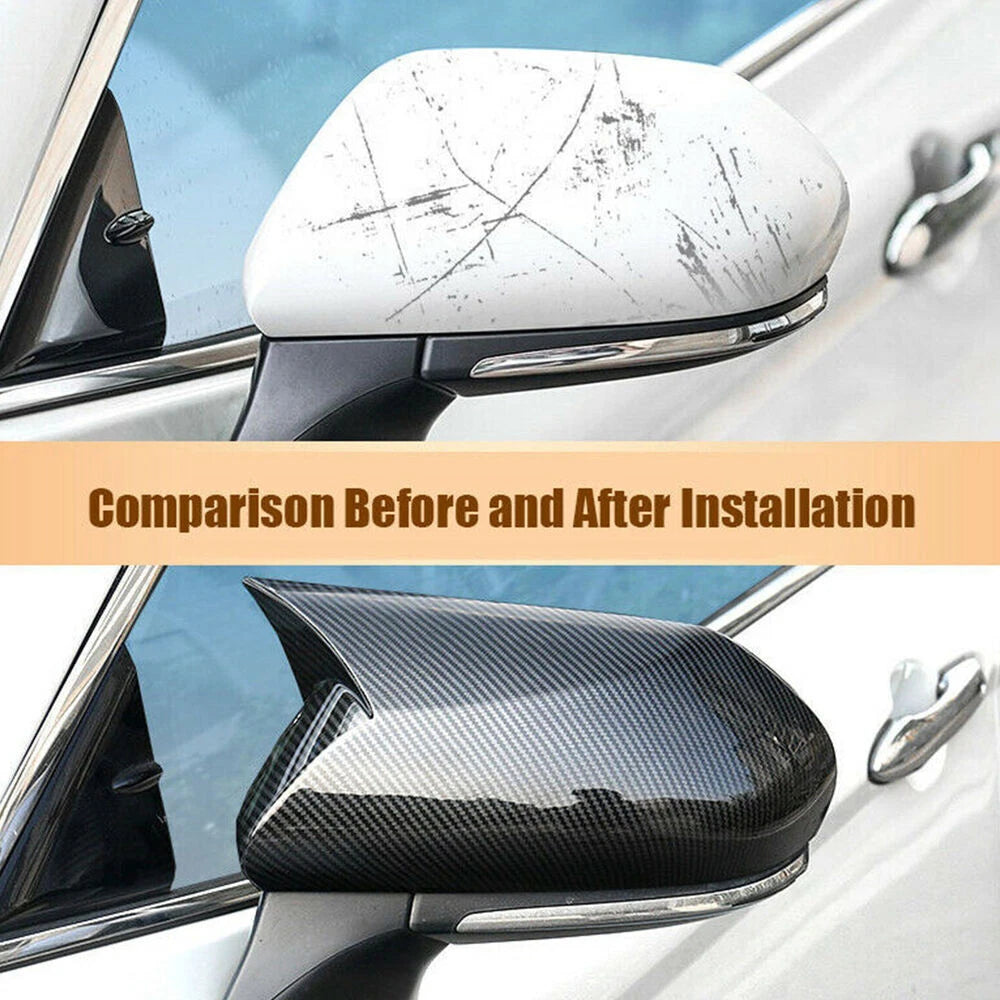 M Style Carbon Fiber Side Mirror Covers for Toyota Camry (2018-2022)