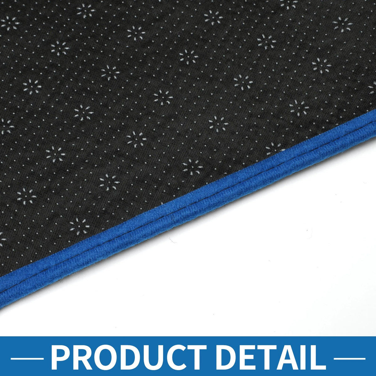 Dashboard Cover Mat for Toyota Tundra 2014-2021 Sun Protector Pad Black Blue