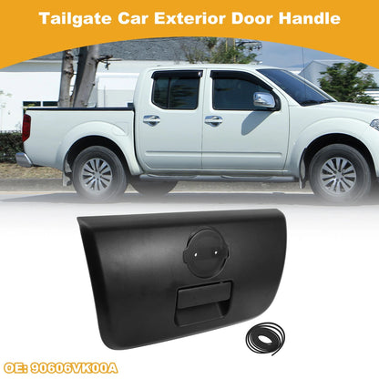 Black ABS Rear Exterior Door Handle for Nissan Frontier (2005-2023)
