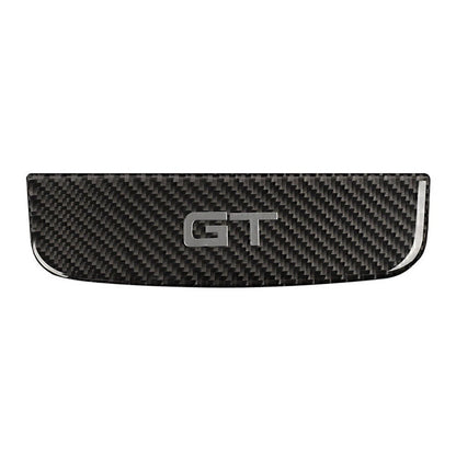 Carbon Fiber Interior Storage Box Trim Cover for Ford Mustang (2015-2019)