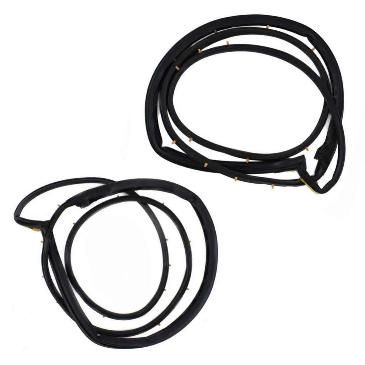 Pair Rear Door Rubber Weatherstrip RL+RR Fits Honda Civic EG 4D Sedan 1992-95