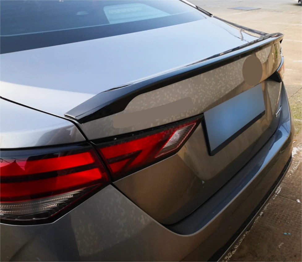 Rear Boot Spoiler Wing for Nissan Sentra Sedan 4-Door Glossy Black (2020-2024)