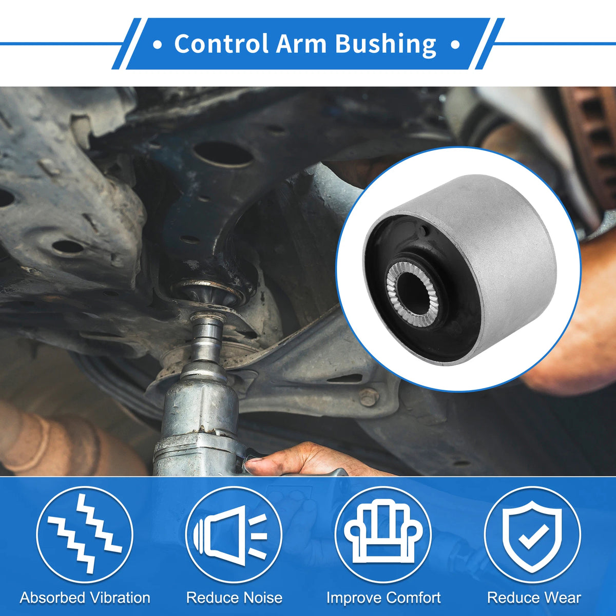Front Lower Radius Arm Bush for Nissan Patrol GQ Y60 GU (1997-2006)