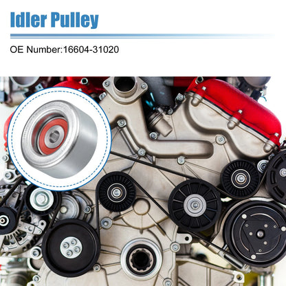 Idler Pulley for Lexus GS350 RC350, Toyota 4Runner RAV4 Tacoma (2006-2023)