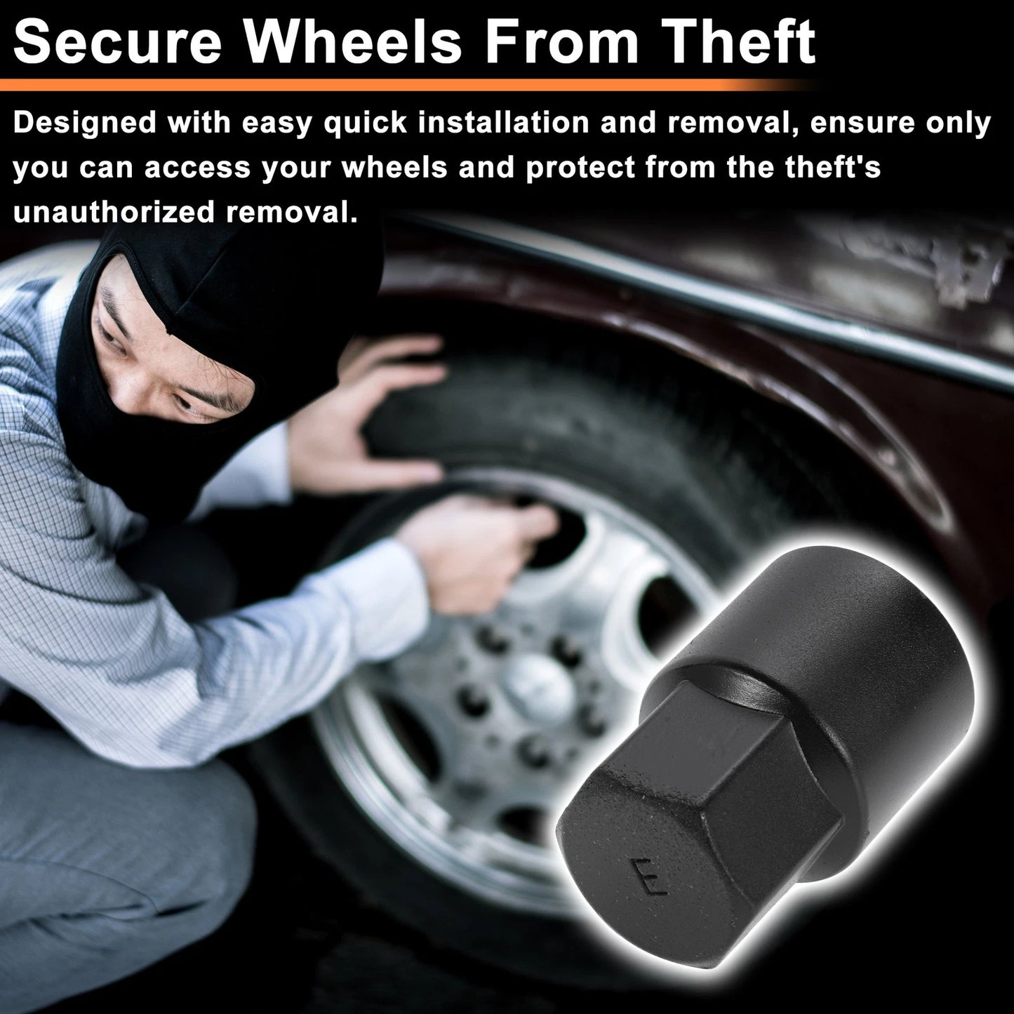 Wheel Lock Lug Nut Key Tool for Toyota Lexus