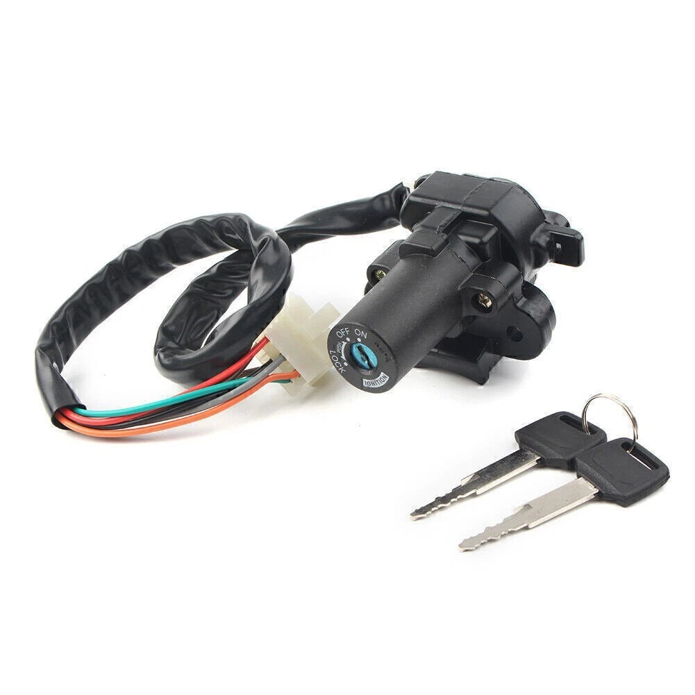 Ignition Switch Lock Key Set for Kawasaki Ninja ZX6R ZX7R ZX750 ZZR400 (1995-2003)
