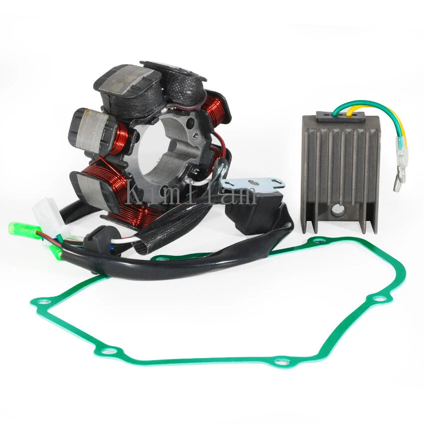 Stator Coil, Regulator Rectifier, Gasket for Honda ATC250R ATC250 (1985)