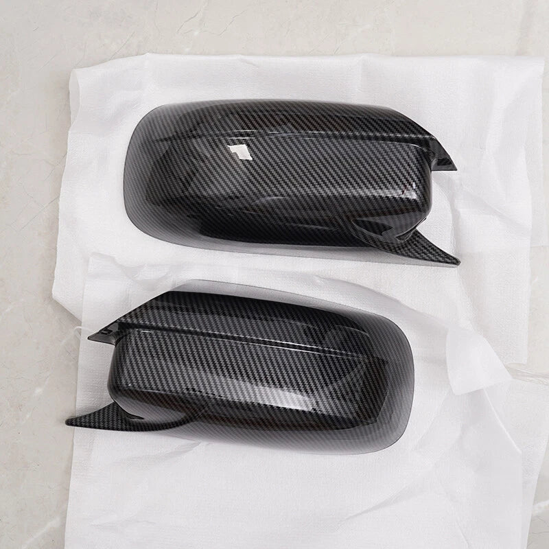 2 x Carbon Fiber Side Door Mirror Covers for 2015-2022 Dodge Charger