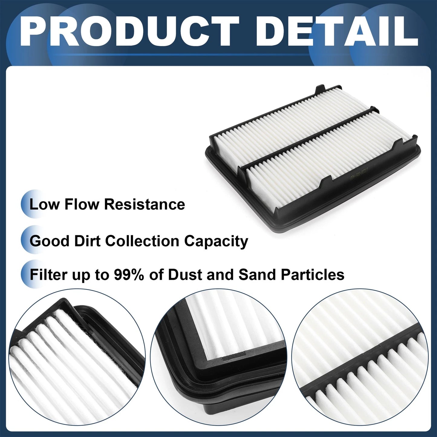 1 pc Car Engine Air Filter for Acura RDX 2.0L (2019-2024)