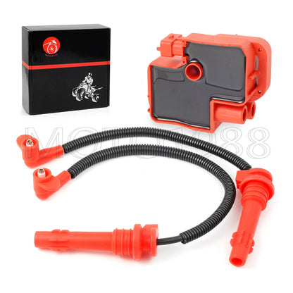 Ignition coil & Spark Plug Wires for Polaris RZR XP 4 Trail S 900 1000 RS1 Turbo (2019–2024)
