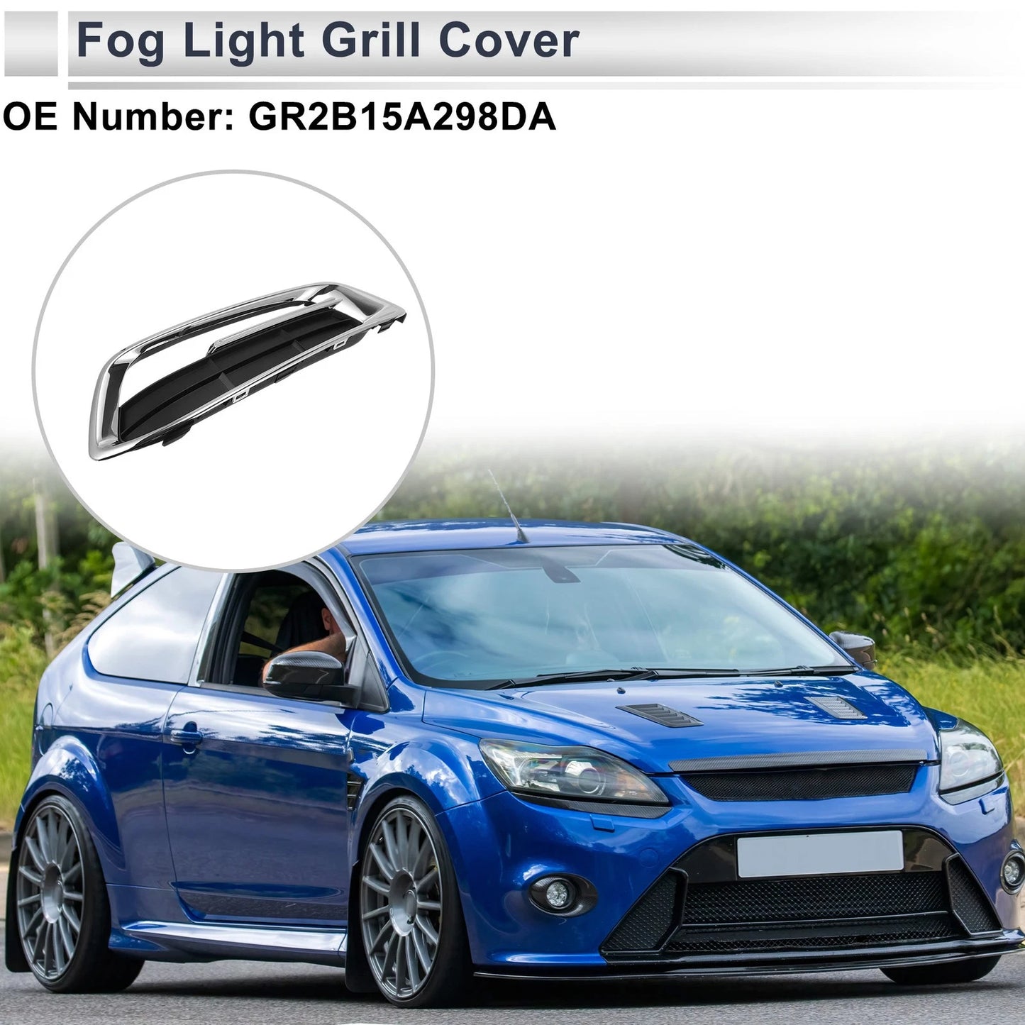 Fog Light Grill for Ford Taurus 2015-2018 (1 x)