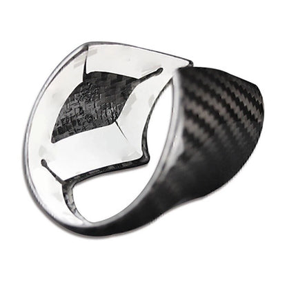 Carbon Fiber Black Gear Shift Knob Cover for Mazda Atenza Axela (2002-2019)