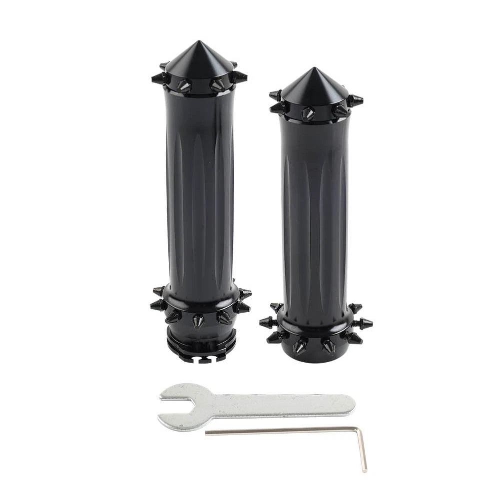 1'' Spikes Motorcycle Hand Grips for Harley Touring Dyna Softail (2000-2023)