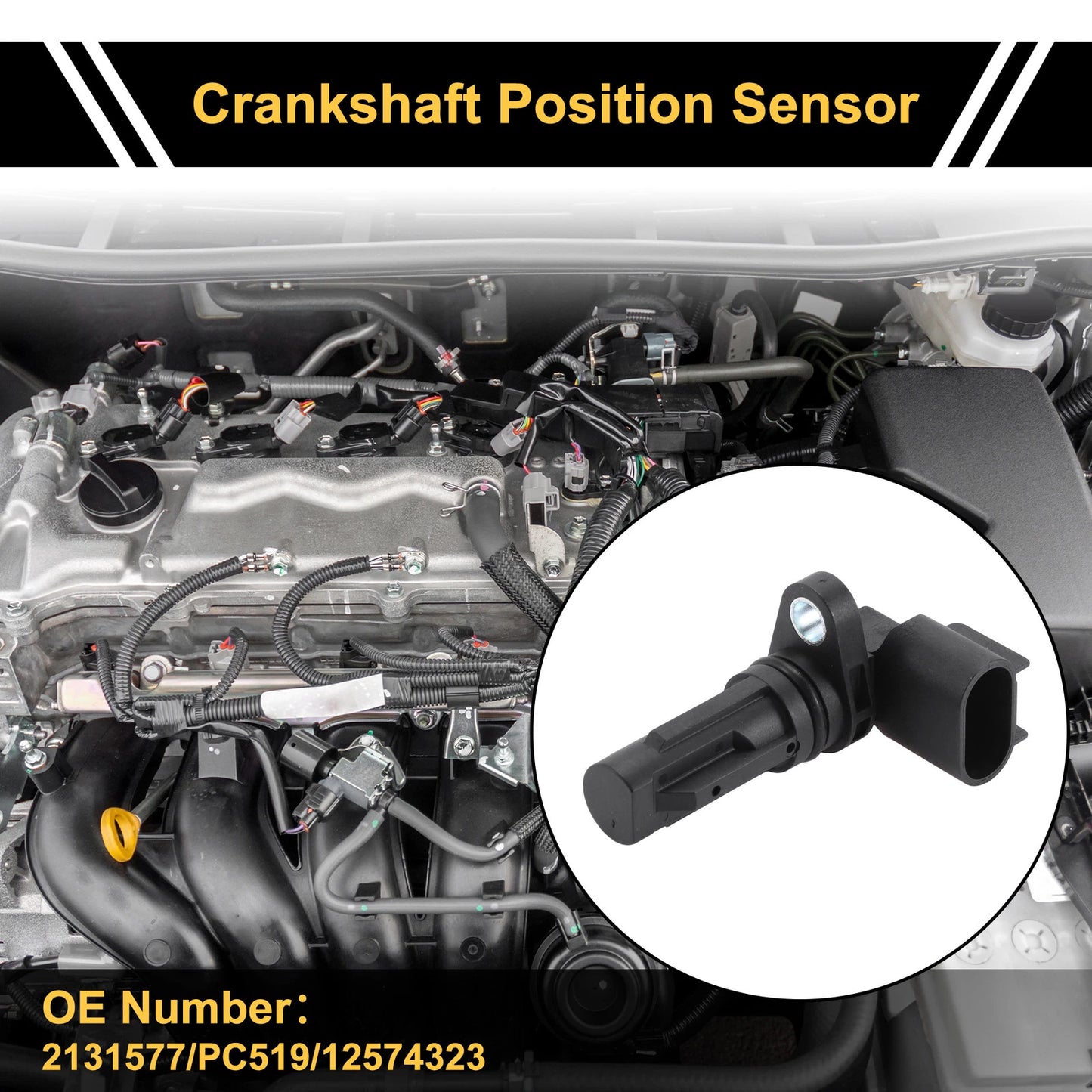1 Pc 3.4 Crankshaft Position Sensor for Chevrolet Equinox (2005-2006)