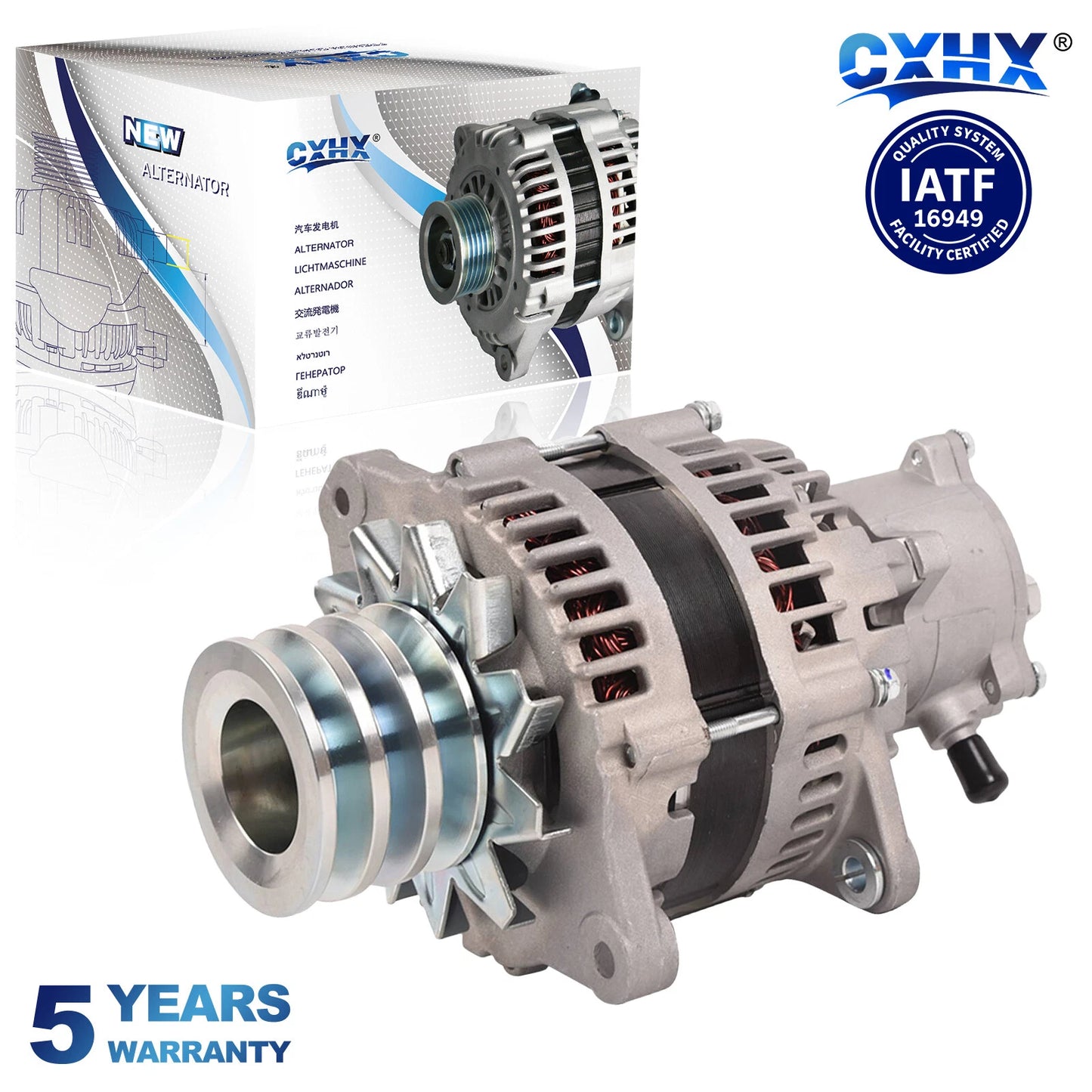 24V 80A Alternator for Isuzu NPR NPS NKR NQR 450 4HG1 4HJ1 Diesel