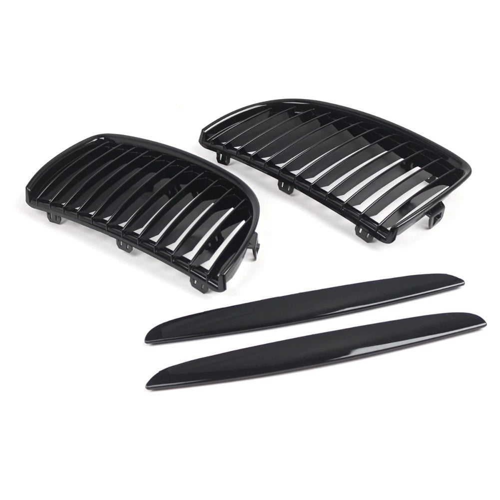 Gloss Black Front Grille for BMW 3 Series E90 E91 (2005–2008)