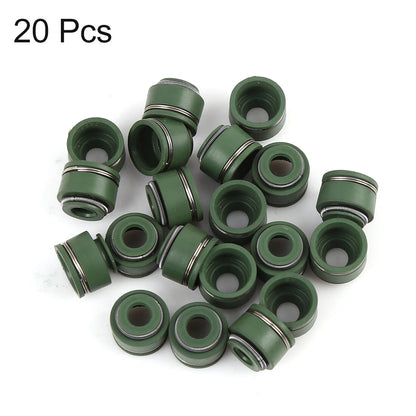 20pcs Green Rubber Motorcycle Intake Exhaust Oil Seal for Honda CG125