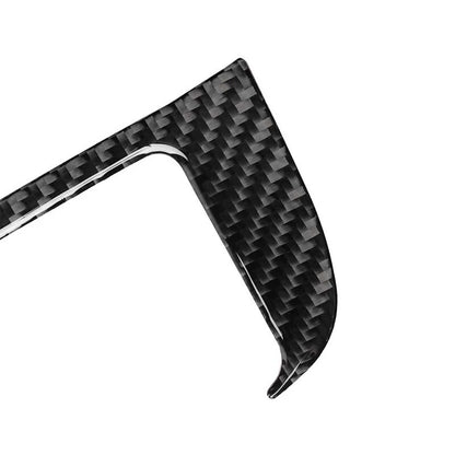 Car Carbon Fiber Rear Seat Air Outlet Vent Cover Trim Fit For Lexus IS 2006-2012