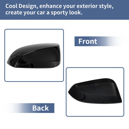 Left Side Mirror Cover Cap Gloss Black for Toyota RAV4 (2019–2023)
