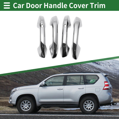 Smart Door Handle Cover Trim for KIA Seltos Forte (2019-2023) Silver Tone