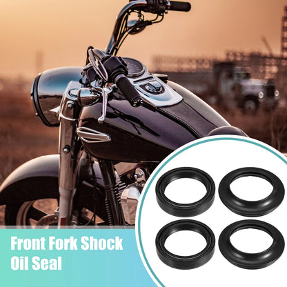 41x11mm Front Fork Shock Oil Seal Dust Seal Set for Kawasaki ZX600 (1985–1990)