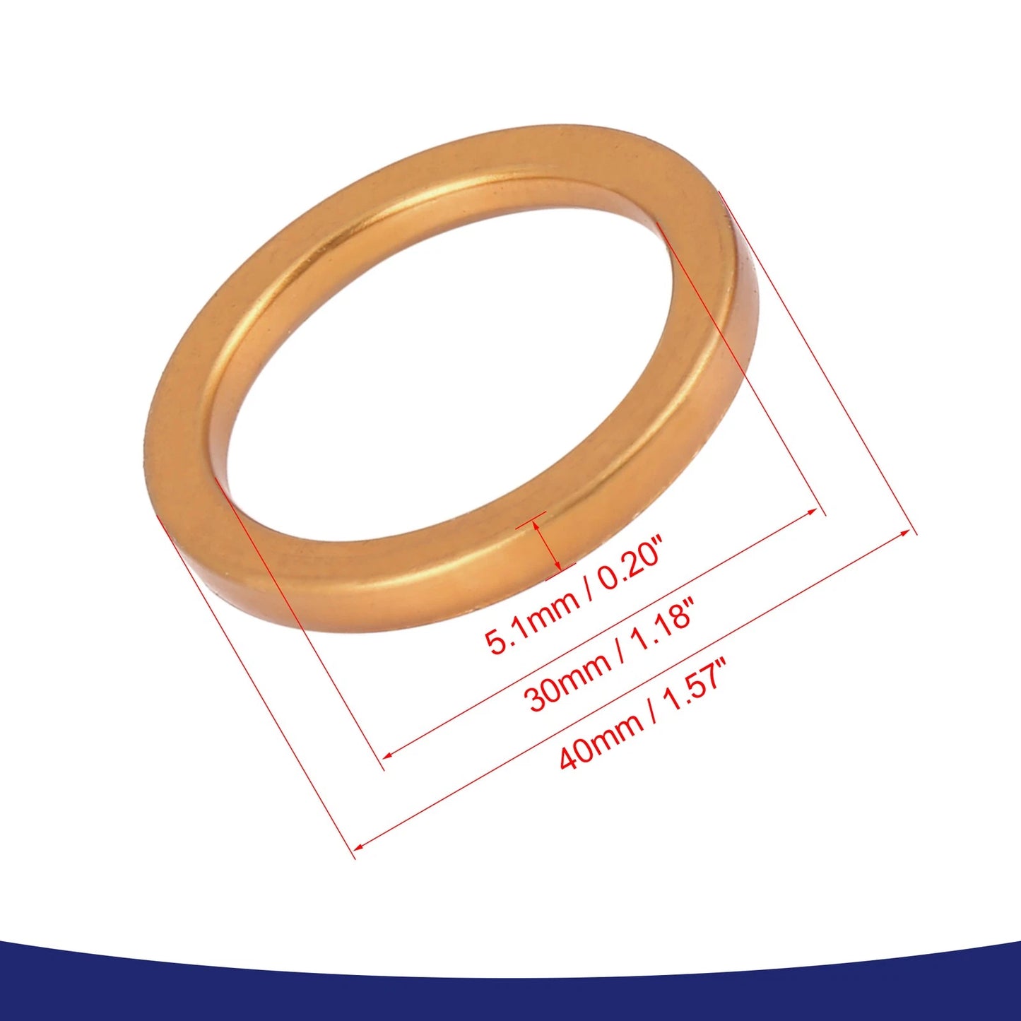 30mm ID Motorcycle Exhaust Muffler Pipe Gasket for 10 x Honda CG125