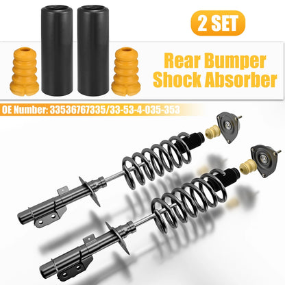Rear Bumper Shock Absorber Dust Covers for BMW M3 (2008-2013)