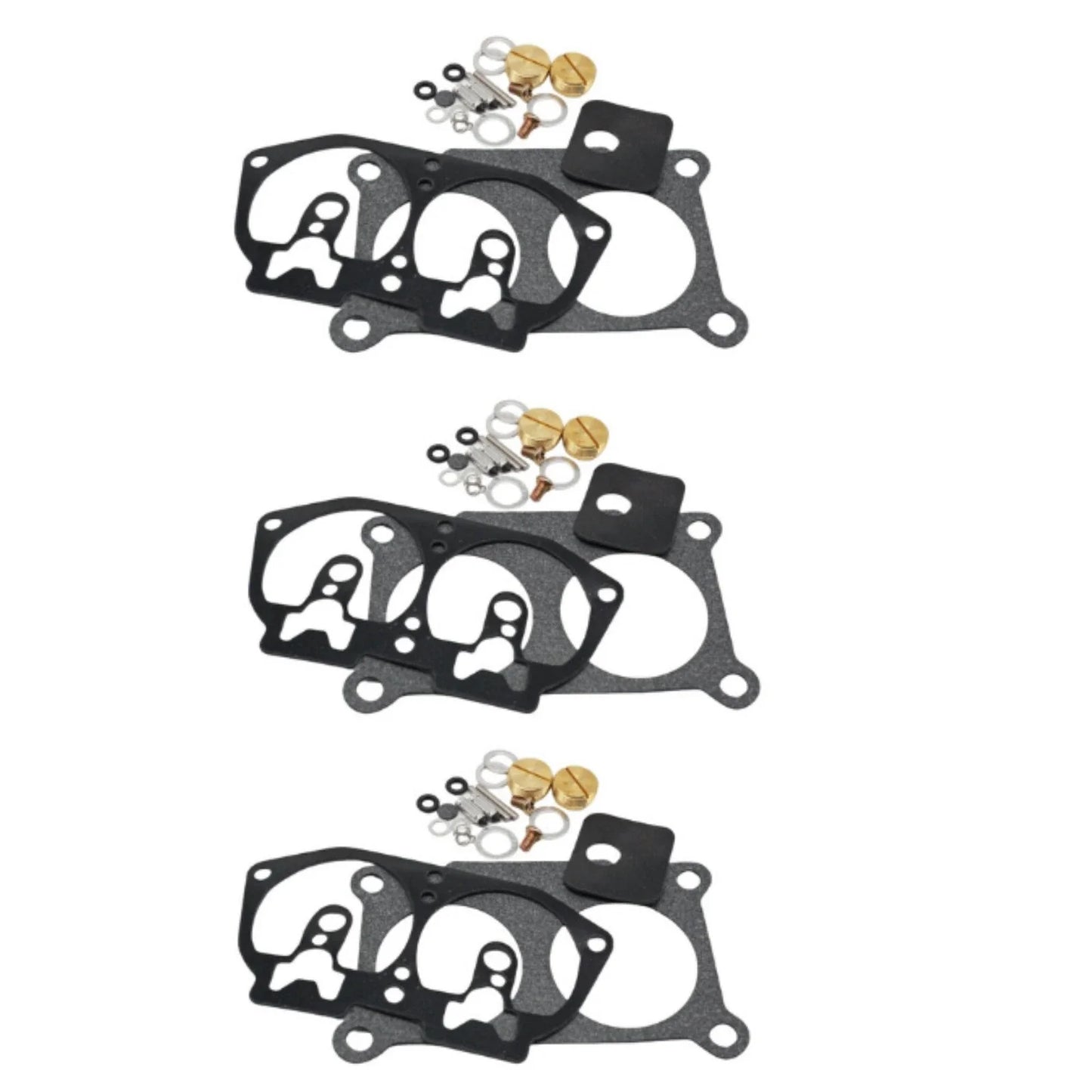 3X Yamaha V-4 Carburetor Rebuild Kit for 115-130HP Outboards 1986-95