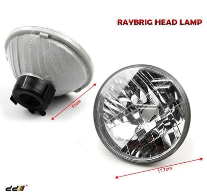 Chrome Round Headlight for Land Cruiser 70 BJ70 FJ75 HZJ75 HZJ78 (1984-2023)