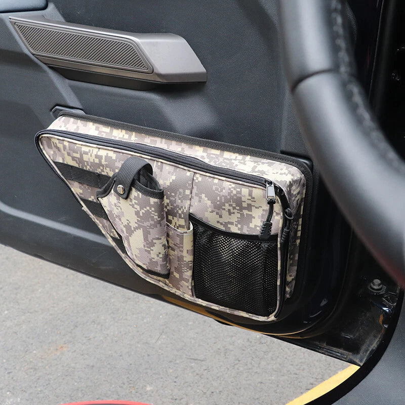 2 x Front Door Storage Pockets Bags for 2021-2023 Ford Bronco