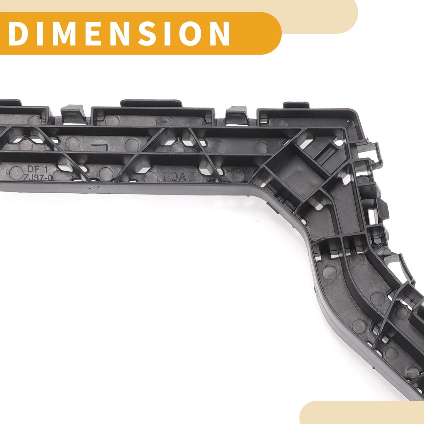 Rear Bumper Support Bracket  for Honda CR-V (2012-2014) Black