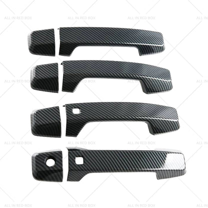 Carbon Fiber Side Door Handle Covers for Mitsubishi Triton L200 (2023-2025)
