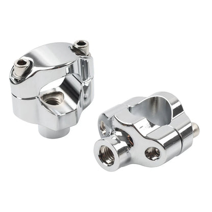 1.25" Handlebar Risers for Harley Softail FXSTC Custom (2006-Current) Chrome